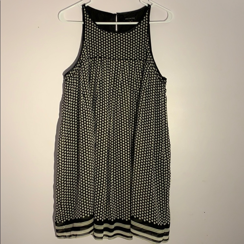 Polka dot swing dress from the Limited.